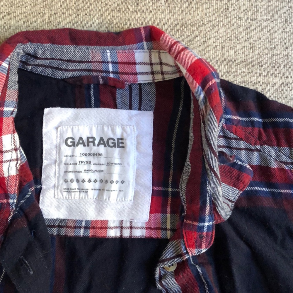 Plaid button up